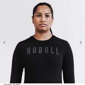 NOBULL Black Long Sleeve Tee Large